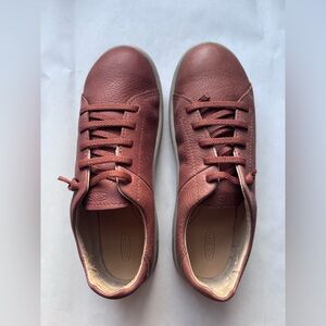 KEEN women's Brown Leather Sneakers